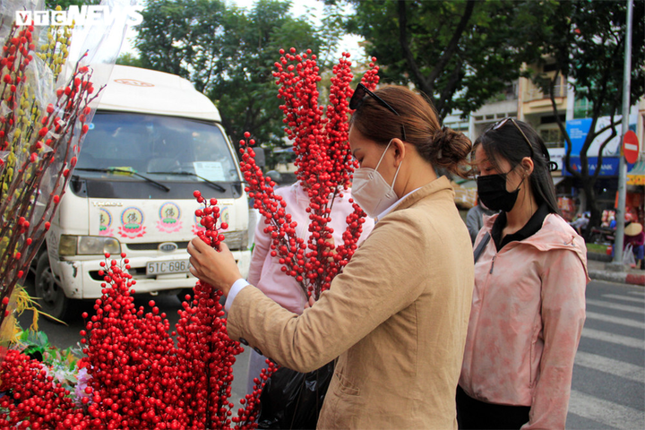 Ảnh: Phố bán đồ trang trí Tết ở Sài Gòn vắng người mua - 3