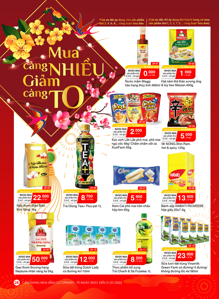 Săn hàng nghìn sản phẩm 0 đồng, 1.000 đồng, 2.000 đồng tại Co.opmart, Co.opXtra - 1