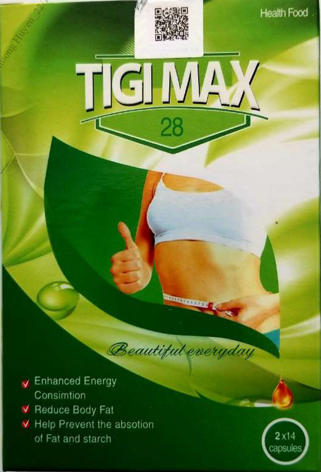 Phát hiện sản phẩm Slimming TIGI MAX 28 có chứa chất cấm Sibutramine - 2