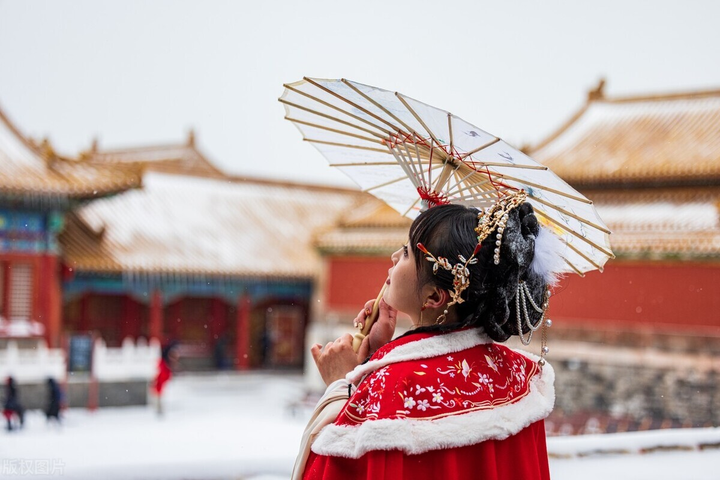 Cảnh đẹp đến lạc lối ở Tử Cấm Thành mùa tuyết hệt như cắt từ thước phim cổ trang - 15