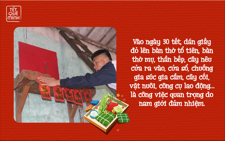 Tết quê mình: Ly kỳ sự tích tục dán giấy đỏ khắp nhà vào dịp Tết ở vùng cao - 3