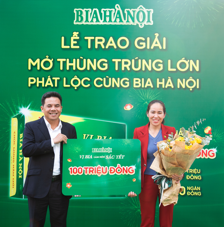 Trúng giải đặc biệt 10 cây vàng, gia đình ăn Tết lớn nhờ Bia Hà Nội - 5