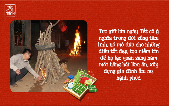 Tết quê mình: Độc đáo các con đường sáng rực lửa đốt thay pháo đêm giao thừa - 5