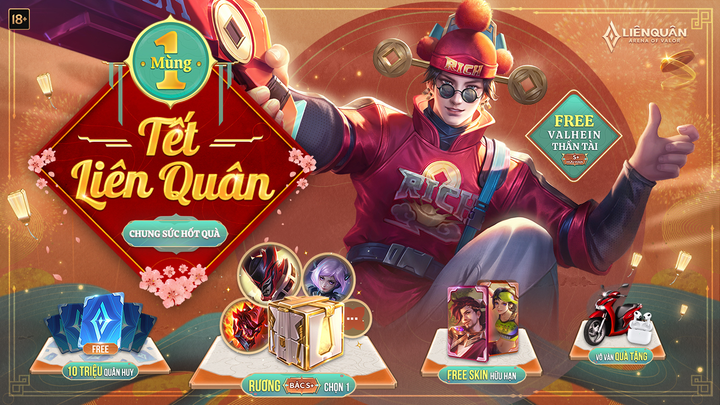 Liên Quân Mobile 'mở bát' mùng 1: Tặng trang phục và mở khóa toàn bộ tướng - 2