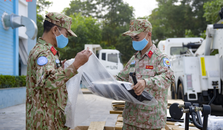 Đội Công binh số 1 sẵn sàng thực hiện nhiệm vụ gìn giữ hòa bình - 13