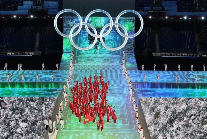 Ảnh: Cảnh tượng hoành tráng tại lễ khai mạc Thế vận hội Mùa đông 2022 - 3
