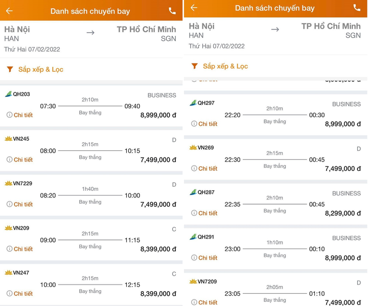 Vé máy bay Hà Nội đi TP.HCM: Bỏ ra cả chục triệu đồng cũng khó mua - 3