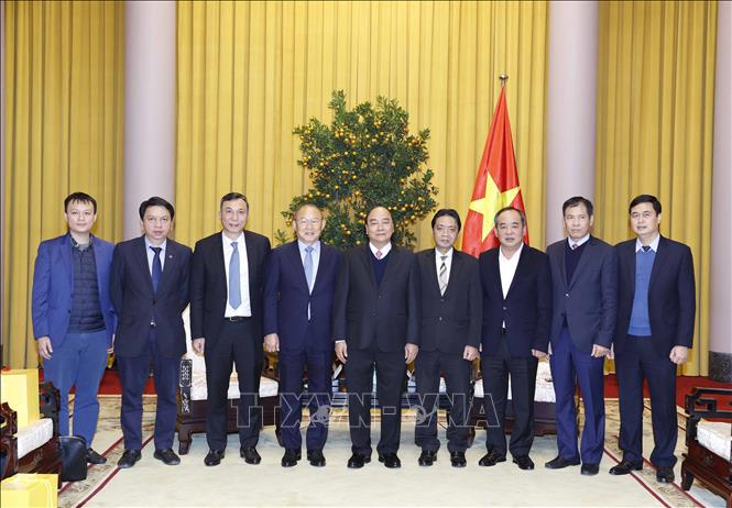 Chủ tịch nước Nguyễn Xuân Phúc tiếp HLV Park Hang Seo - 7