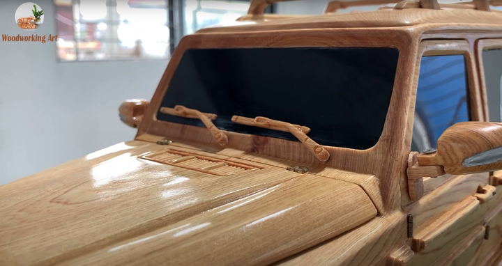 Chiêm ngưỡng Mercedes-Benz G 500 bằng gỗ cực đẹp của thợ Việt - 4