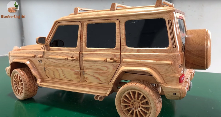 Chiêm ngưỡng Mercedes-Benz G 500 bằng gỗ cực đẹp của thợ Việt - 6