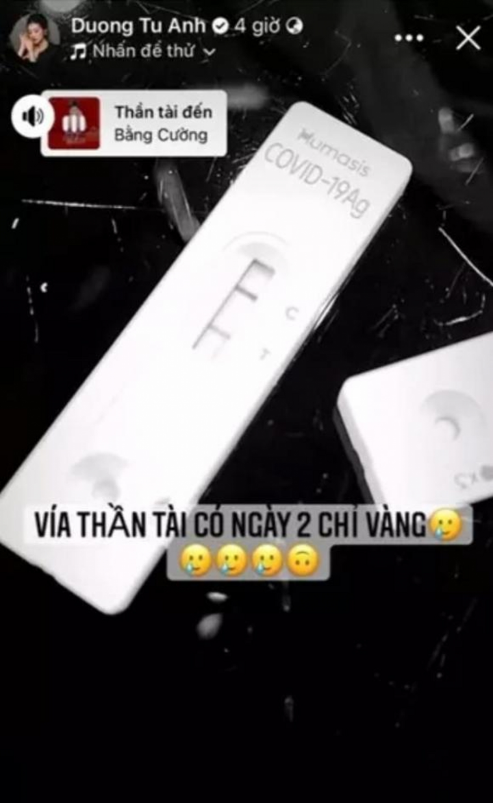 Á hậu Tú Anh mắc COVID-19 - 1
