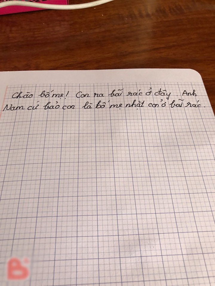 Trêu em được ‘nhặt ở bãi rác’, anh trai xanh mặt khi cô bé để lại thư rồi bỏ đi - 2