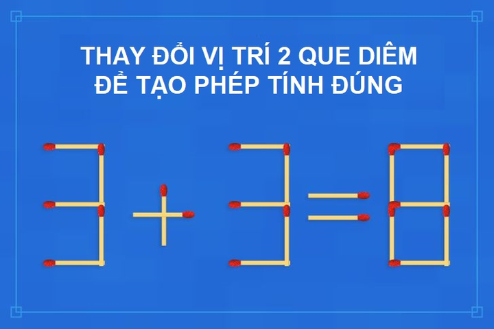 Thử thách biến phép tính sai thành đúng trong 10 giây - 1