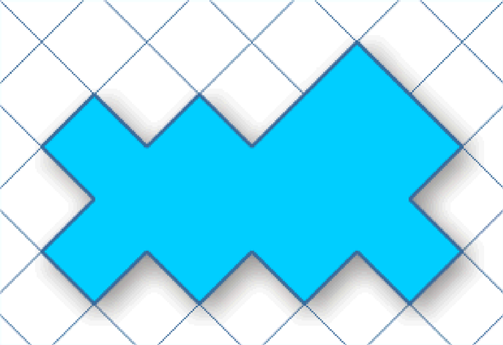 Cắt hình cho sẵn thành 2 hình bằng nhau, bạn mất bao nhiêu thời gian? - 1