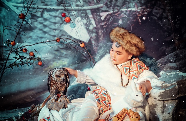 Sao nhí Muối Dubai ‘cưng xỉu” khi hóa thân thành 'Hoàng tử Mông Cổ' - 4