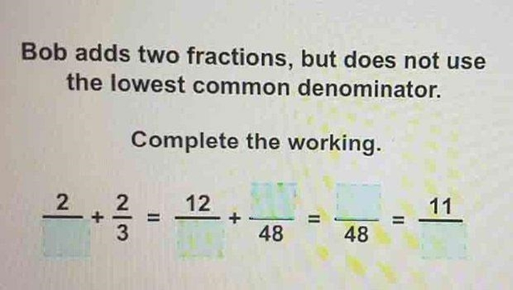 Phép toán phân số của học sinh lớp 11 khiến phụ huynh 'cầu cứu' cộng đồng mạng - 1
