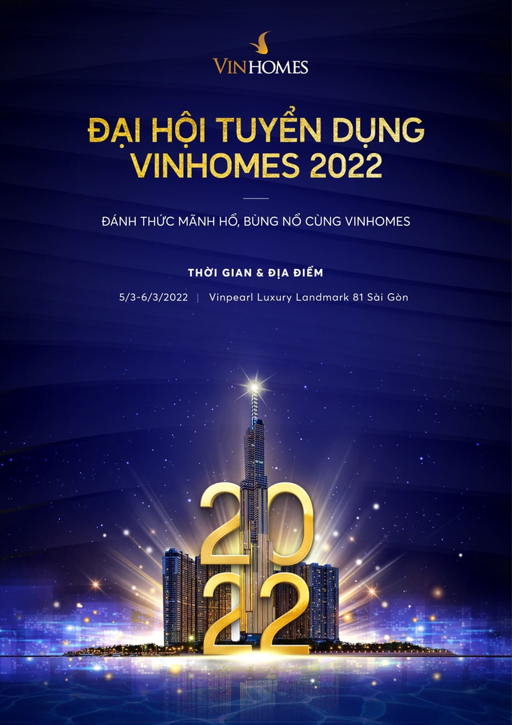Vinhomes tổ chức Đại hội tuyển dụng đầu tiên của năm 2022 - 1