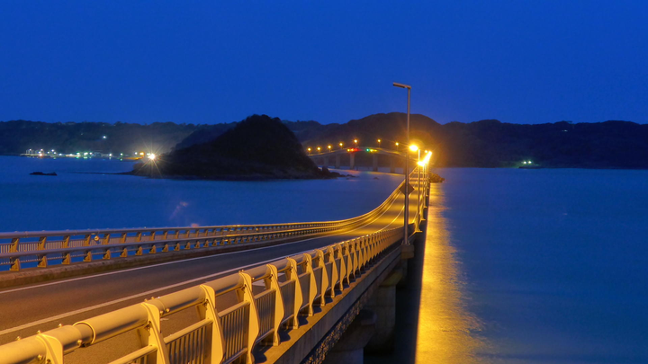 Cây cầu vượt biển thẳng tắp hướng tới chân trời đẹp nhất Nhật Bản - 12