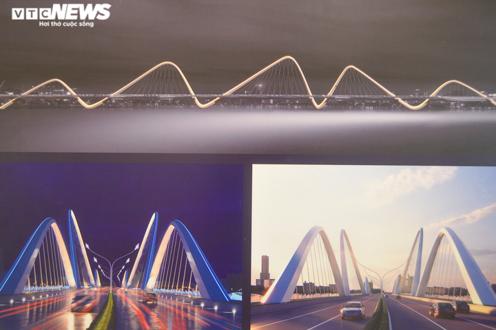 Ảnh: Bốn thiết kế cầu Trần Hưng Đạo đang được trưng bày lấy ý kiến ở Hà Nội - 7