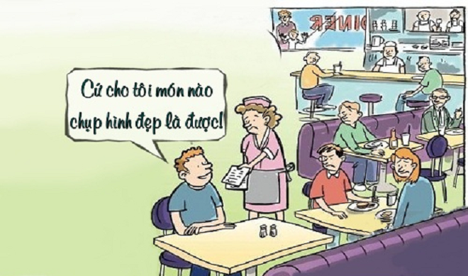 Phục vụ bị mắng vì khách sống ảo - 1