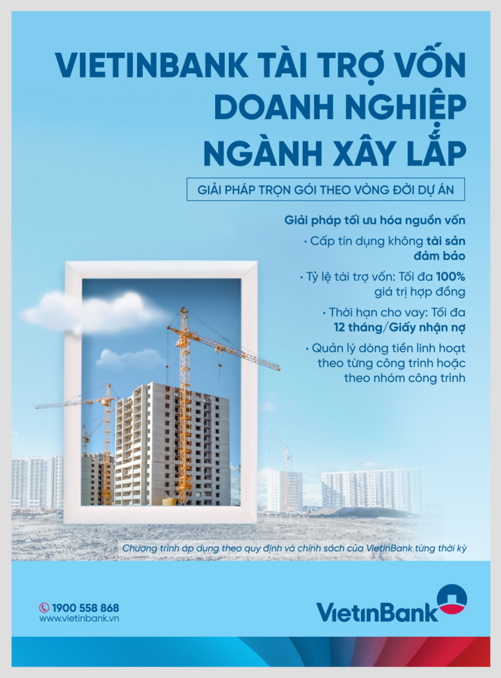 VietinBank tài trợ vốn cho doanh nghiệp ngành Xây lắp - 1