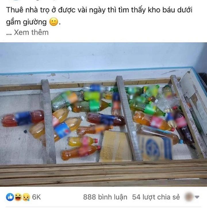 Phòng trọ bốc mùi hôi, dọn vệ sinh mới phát hiện bí mật kinh dị dưới gầm giường - 1