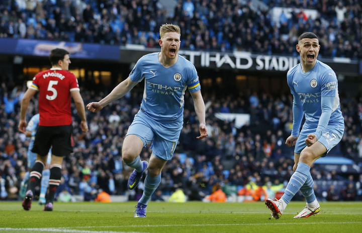 De Bruyne tỏa sáng, Man City nhấn chìm Man Utd - 1