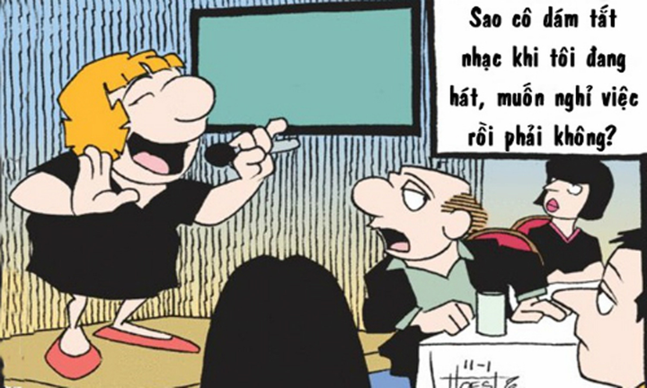 Được khen vì ngăn sếp hát karaoke - 1