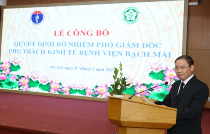 Phó Kiểm toán trưởng kiểm toán Nhà nước được bổ nhiệm Phó giám đốc BV Bạch Mai - 1