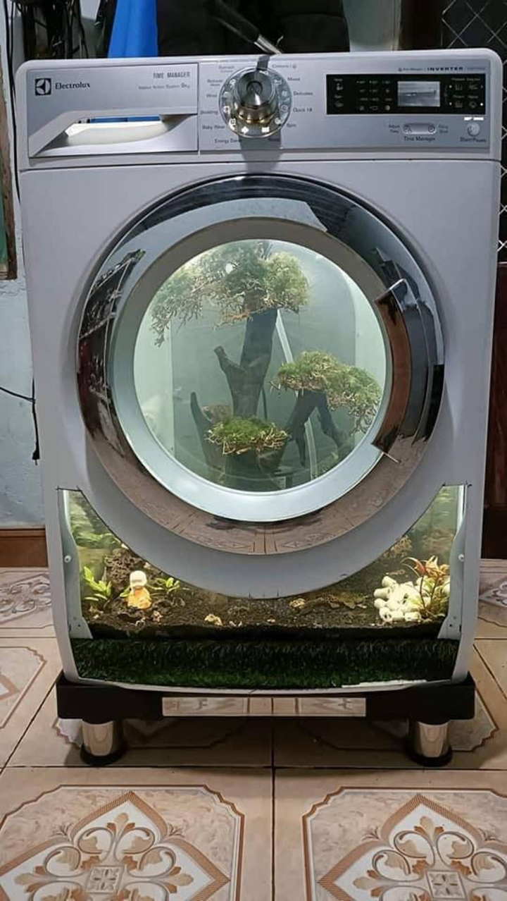 Đồ hỏng nhưng không nỡ vứt, dân tình thi nhau chế ra đủ món đồ gây trầm trồ - 1