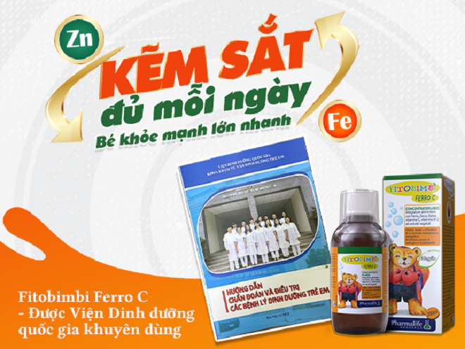 Fitobimbi Ferro C - Giải pháp bổ sung kẽm, sắt từ Viện dinh dưỡng Quốc Gia - 1