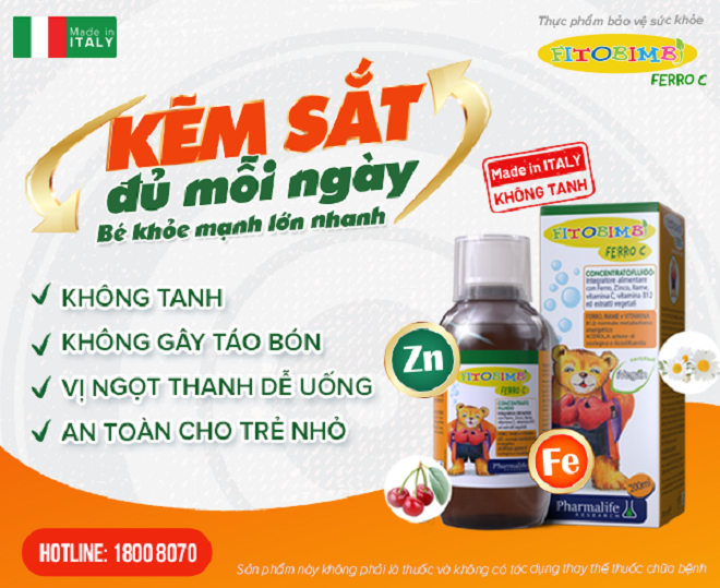 Fitobimbi Ferro C - Giải pháp bổ sung kẽm, sắt từ Viện dinh dưỡng Quốc Gia - 3