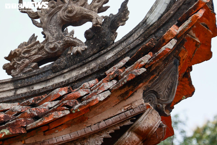 Ảnh: Các pho tượng La Hán chùa Tây Phương bị mối mọt đục loang lổ, bong tróc - 13