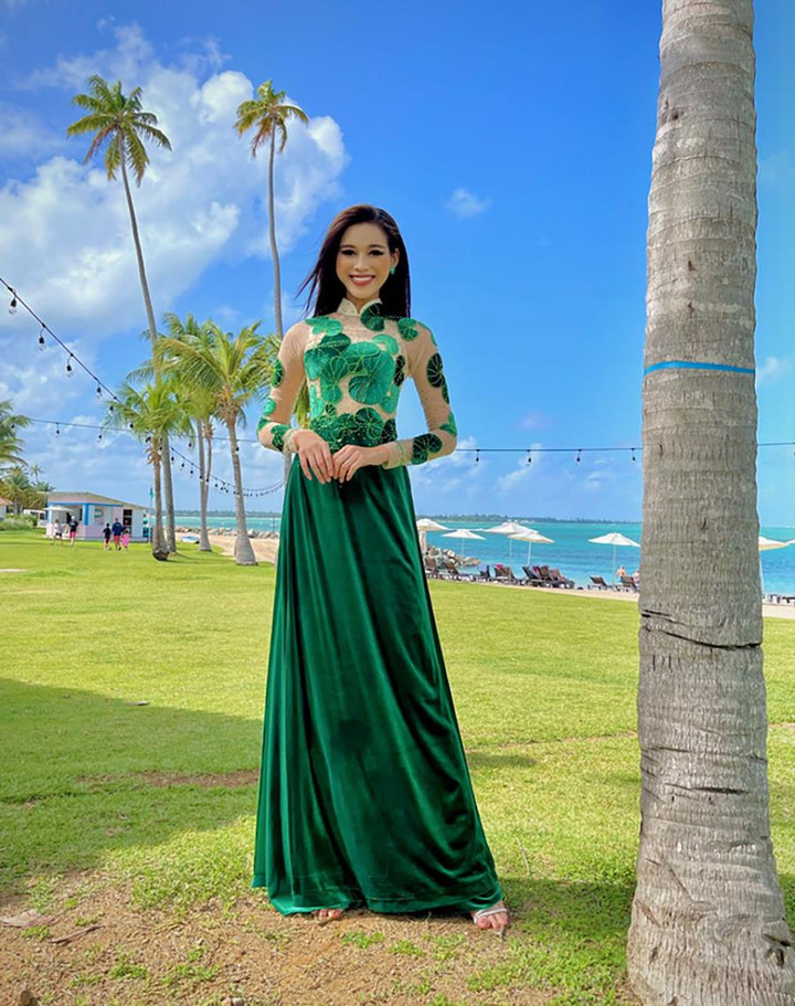 Đỗ Thị Hà tặng thạch rau má cho thí sinh Miss World 2021 - 1