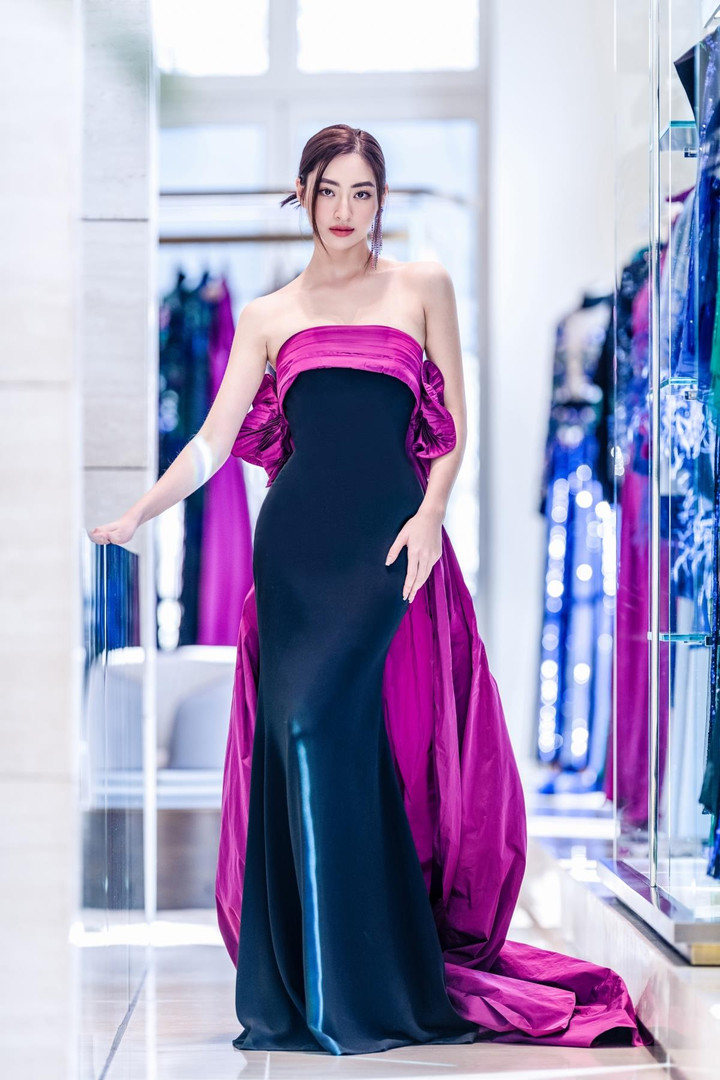 Lương Thùy Linh, Phương Anh lộng lẫy khi diện đồ hàng hiệu siêu sang Elie Saab - 2
