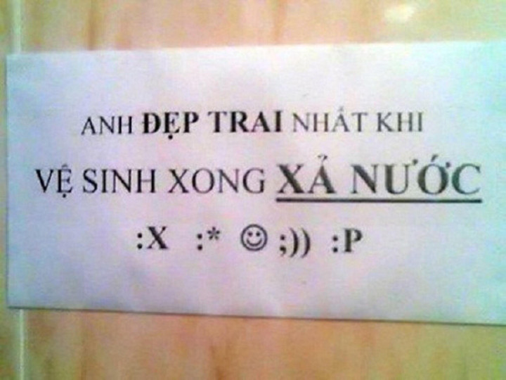 Cười xỉu với những biển báo không thể 'mặn' hơn được tìm thấy ở nhà vệ sinh - 5