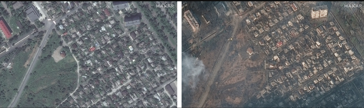 Ảnh vệ tinh Ukraine trước và sau cuộc xung đột quân sự với Nga - 10