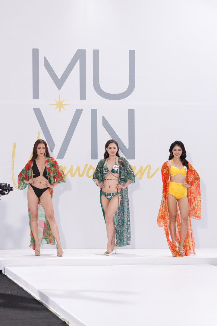 Ngắm thí sinh Hoa hậu Hoàn vũ Việt Nam 2022 trình diễn bikini - 1