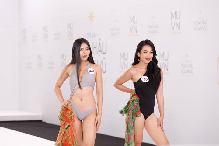 Ngắm thí sinh Hoa hậu Hoàn vũ Việt Nam 2022 trình diễn bikini - 3