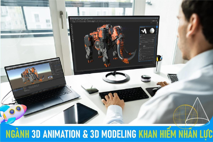 'Cơn sốt' 3D Animation, 3D Modeling: Nghề 'vàng' thời công nghệ - 1