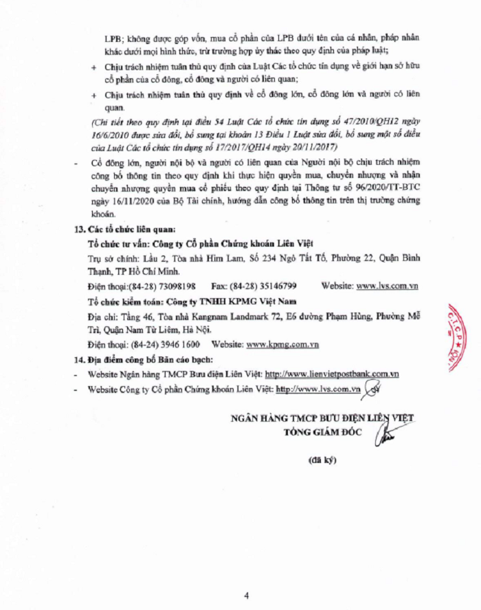 LienVietPostBank chào bán 265 triệu cổ phiếu ra công chúng - 5