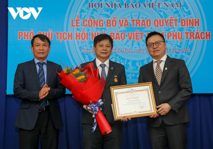 Ông Trần Trọng Dũng làm Phó Chủ tịch Hội Nhà báo Việt Nam phụ trách phía Nam - 3