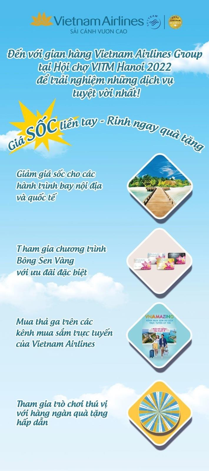 Vietnam Airlines Group kích cầu hàng không, du lịch tại hội chợ VITM 2022 - 4