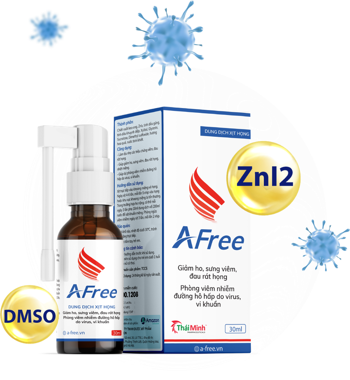 Xịt họng AFree: Giảm nhanh viêm đường hô hấp cấp và mạn tính do virus, vi khuẩn - 2