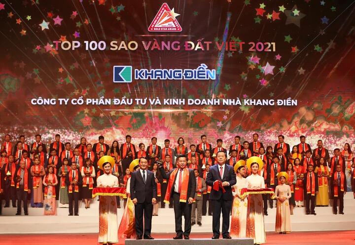 Khang Điền đạt Top 100 Sao Vàng đất Việt - 2