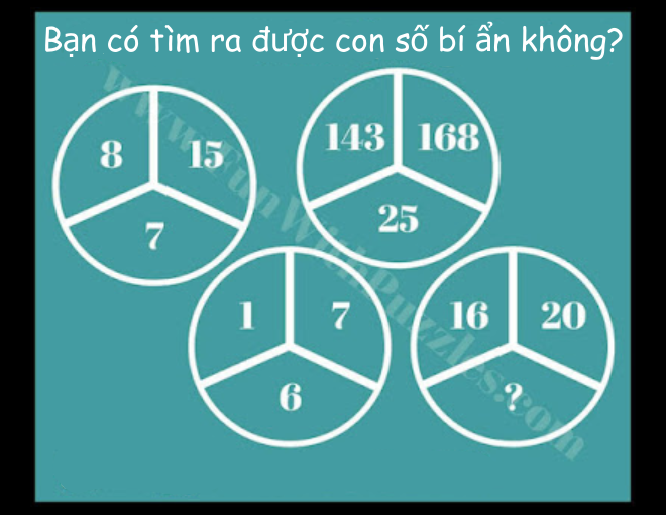 Bạn có tìm được con số bí ẩn không? - 1