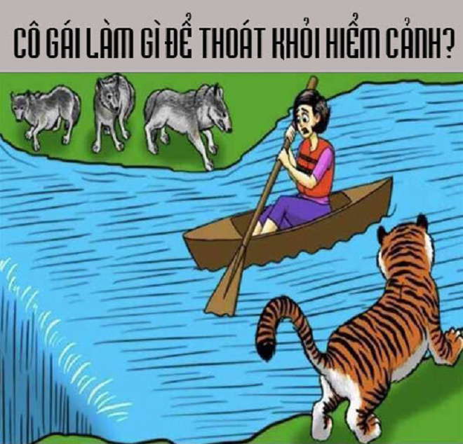 Đố bạn cô gái phải làm gì để bảo toàn tính mạng? - 1