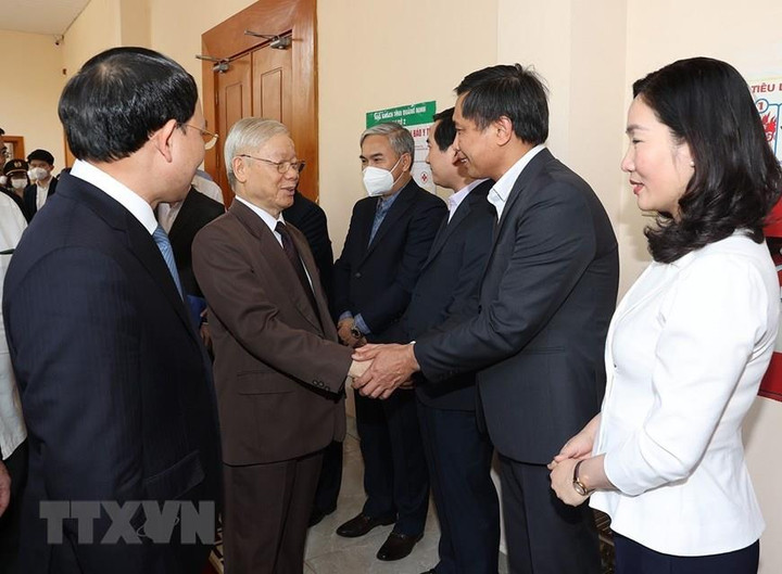 Ảnh: Tổng Bí thư Nguyễn Phú Trọng làm việc với cán bộ chủ chốt Quảng Ninh - 4