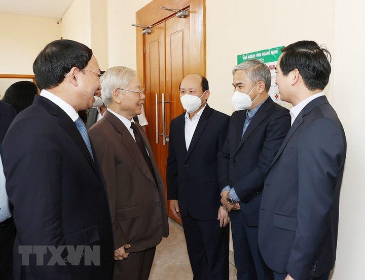 Ảnh: Tổng Bí thư Nguyễn Phú Trọng làm việc với cán bộ chủ chốt Quảng Ninh - 5