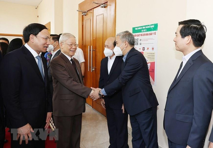 Ảnh: Tổng Bí thư Nguyễn Phú Trọng làm việc với cán bộ chủ chốt Quảng Ninh - 7